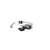 Component Hardware KE19-1102-RB1 6" Chrome Rigid Gooseneck Spout Wall Mount 1.5 GPM Encore Intelli-Flo Electronic Faucet - 100-240 Volts