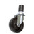 Component Hardware CMS4-3BPN 3" Dia. Black Polyolefin Stem Caster