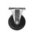 Component Hardware CMR1-4BPN 250 Lbs. Black Polyolefin Rigid Caster