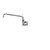 Component Hardware KL54-8114-SE4 8" Centers Stainless Steel Ceramic Wall Mount Encore Faucet