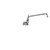 Component Hardware KL54-8114-SE4 8" Centers Stainless Steel Ceramic Wall Mount Encore Faucet