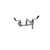 Component Hardware KL54-8114-SE4 8" Centers Stainless Steel Ceramic Wall Mount Encore Faucet