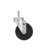 Component Hardware CMT1-5BPN 5" Dia. Black Polyolefin Stem Caster