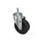 Component Hardware CMT1-5BPN 5" Dia. Black Polyolefin Stem Caster