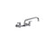 Component Hardware TLL13-8110-SE1MKZ 8" Centers Stainless Steel Ceramic Wall Mount Top-Line Faucet