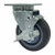 Component Hardware CMP1-4RBB 4" Dia. Gray Polyurethane Wheel Swivel Medium Duty Plate Caster