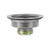 Component Hardware E38-1010-BR 3.5" Sink Opening Stainless Steel Encore Duo Basket Drain
