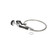 Component Hardware KL50-Y004-44S 44" Stainless Steel Outer Casing Encore Premium Pre-Rinse Hose