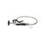 Component Hardware KL50-Y004-44S 44" Stainless Steel Outer Casing Encore Premium Pre-Rinse Hose