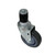 Component Hardware CMS4-5RPB 5" Dia. Gray Polyurethane Stem Caster