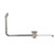 Component Hardware D53-7215 3.5" Sink Opening Nickel Plated Cast Bronze Body Encore Twist Handle Waste Outlet