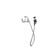Component Hardware KL53-2000-VB 3.3 GPM 8" Centers Wall Mount Encore Utility Spray Assembly