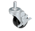 Component Hardware CMT2-3BBN 3" Dia. Black Polyolefin Stem Caster