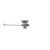 Component Hardware D55-7510 3.5" Sink Opening Top-Line Universal Twist Handle Waste Outlet