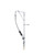 Component Hardware KL50-5526-12 1.6 GPM Single Hole Center Deck Mount Encore Swivel Arm Pre-Rinse Assembly