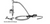 Component Hardware KL63-3000-VB 72" Stainless Steel Flexible Hose Single Pantry Deck Mount Encore Pot Filler Assembly
