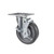 Component Hardware CMPU-5RBB 250 Lbs. Gray Polyurethane Swivel Caster