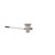 Component Hardware D10-4151 3" Sink Opening Cast Bronze Body Encore Lever Handle Waste Outlet with Capped Overflow
