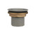 Component Hardware E16-3010-LW 1.5" L Gray ABS Plastic Sink Drain