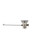 Component Hardware D55-7510-R 3.5" Sink Opening Stainless Steel Top-Line Universal Twist Handle Waste Outlet with Plastic Reducer