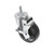 Component Hardware CMT1-3KPN 3" Dia. Black Rubber Stem Caster