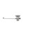 Component Hardware D53-7110 3.5" Sink Opening Cast Bronze Body with Stainless Steel Encore Twist Handle Waste Outlet
