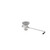 Component Hardware D53-7110 3.5" Sink Opening Cast Bronze Body with Stainless Steel Encore Twist Handle Waste Outlet
