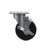 Component Hardware CMP1-3BBN 250 Lbs. Black Polyolefin Swivel Caster