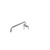 Component Hardware KL55-7016SE1Z 16" Stainless Steel Swing Spout Pre-Rinse Add-On Faucet