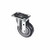Component Hardware CMP1-4PPB 4" Dia. Blue Polyurethane Wheel Swivel Medium Duty Plate Caster