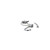 Component Hardware KE19-1102-SB1 6" Chrome Swivel Gooseneck Spout Wall Mount 1.5 GPM Encore Intelli-Flo Electronic Faucet - 100-240 Volts