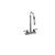 Component Hardware KL45-4101-SE1 4" Centers Stainless Steel Gooseneck Spout Ceramic Wall Mount Encore Faucet
