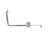 Component Hardware D55-7515 3.5" Sink Opening Stainless Steel Top-Line Universal Twist Handle Waste Outlet