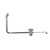 Component Hardware D55-7515-R 3.5" Sink Opening Stainless Steel Top-Line Universal Twist Drain with Reducer