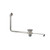 Component Hardware D55-7515-R 3.5" Sink Opening Stainless Steel Top-Line Universal Twist Drain with Reducer