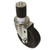 Component Hardware CMS4-5KPN 5" Dia. Black Rubber Wheel Swivel Medium Duty Expanding Stem Caster