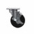 Component Hardware CMP1-5BBN 5" Dia. Black Polyolefin Plate Caster