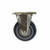 Component Hardware CMR1-3PPB 3" Dia. Blue Polyurethane Wheel Rigid Medium Duty Plate Caster