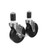 Component Hardware CSTPK-5PES-3 5" Dia. Black Polyolefin Wheel Swivel Expanding Stem Caster Pack