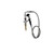 Component Hardware KL50-2100 72" Stainless Steel Flexible Hose Double Pantry Deck Mount Encore Utility Spray Assembly
