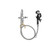Component Hardware KL50-2100 72" Stainless Steel Flexible Hose Double Pantry Deck Mount Encore Utility Spray Assembly