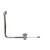Component Hardware D10-4591 3" Sink Opening Cast Bronze Drain Body Encore Lever Handle Waste Outlet with Overflow Assembly