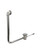 Component Hardware D10-4591 3" Sink Opening Cast Bronze Drain Body Encore Lever Handle Waste Outlet with Overflow Assembly