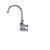 Component Hardware KL54-8102-SE1 8" Centers Stainless Steel Gooseneck Spout Ceramic Wall Mount Encore Faucet