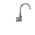 Component Hardware KL54-8102-SE1 8" Centers Stainless Steel Gooseneck Spout Ceramic Wall Mount Encore Faucet