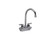 Component Hardware KL45-4002-RE1 4" Centers Stainless Steel Gooseneck Spout Compression Wall Mount Encore Faucet