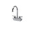 Component Hardware KL45-4002-RE1 4" Centers Stainless Steel Gooseneck Spout Compression Wall Mount Encore Faucet