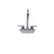 Component Hardware KL45-4002-RE1 4" Centers Stainless Steel Gooseneck Spout Compression Wall Mount Encore Faucet