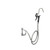 Component Hardware KL69-3000-VB 72" Stainless Steel Flexible Hose Wall Mount Encore Pot Filler Assembly