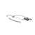 Component Hardware KE19-1002-RA1 6" Chrome Rigid Gooseneck Spout Wall Mount 0.5 GPM Encore Intelli-Flo Electronic Faucet